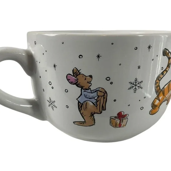 Disney Winnie the Pooh Christmas Coffee Mug Zrike Oversized Holiday Soup Mug - Picture 6 of 11
